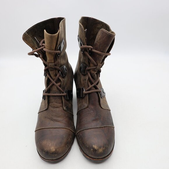 Sorel Boots Women's 11 Joan of Arctic Wedge Mid Bootie Brown Wedge NL1987-028 - Picture 2 of 10